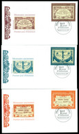 French Polynesia 2007 Old Franc & Centime Notes 3xFDC - Brieven En Documenten