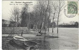 78  Hardricourt   -   Meulan  -    Quai Du Bac   Crue De Mars 1906 - Hardricourt