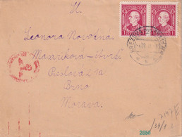 SLOVAQUIE   LETTRE CENSUREE DE BREZOVA - Storia Postale