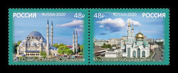 Russia 2020 Mih. 2933/34 Mosques (joint Issue Russia-Turkey) MNH ** - Ongebruikt