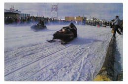 CPM CANADA CHIBOUGAMAU Sport De Neige Un Départ Du Rallye International D' Autos Neige Photo Yvon Demers - Sports D'hiver