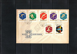 Hungary 1960 Olympic Games Squaw Valley  FDC - Winter 1960: Squaw Valley