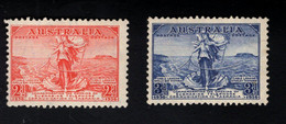 1371688595 1936 SCOTT 157 158 (XX)  POSTFRIS MINT NEVER HINGED POSTFRISCH EINWANDFREI  -  AUSTRALIA TASMANIA TELEPHONE - Mint Stamps