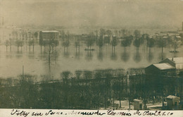 Vitry Sur Seine CPA 94 Val De Marne Inondation 29.01.1910 Rue Du Chemin De Fer  Act. Rue Paul Vaillant Couturier Superbe - Vitry Sur Seine