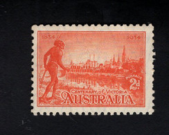1371730799 SCOTT 142 (X) SCHARNIER HINGED MIT FALZ -  TRIBESMAN YARRA RIVER VIEUW OF MELBOURNE - Mint Stamps
