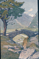 Moos Karl, Ponte Nel Ticino Settentrionale, Cavalier, Carte Pro Juventute, Litho (2814) - Moos, Carl