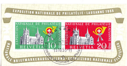 Gedenkblock Lausanne 1955 - Autres & Non Classés
