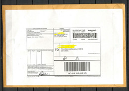 USA 2021 Cover To ESTONIA Easypost.com With Custom Declaration Form - Cartas & Documentos