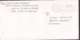 Portugal FEIJO ALMADA 1986 Meter Cover Freistempel Brief BALLERUP Denmark - Franking Machines (EMA)