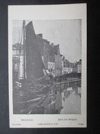 CP BELGIQUE (V2108) BRUXELLES BRUSSEL (2 Vues) Quai Aux Briques COHN DONNAY Litho G Meert Et Cie Bruxelles - Transport (sea) - Harbour