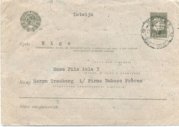 RUSSIE  (URSS) ENTIER (430) Pour RIGA ( Lituanie )- C à D : MOSCOU / 22-6-31 - Lettres & Documents