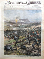 La Domenica Del Corriere 1 Agosto 1915 WW1 Cadorna Adamello Vesuvio Nero Carso - Guerre 1914-18