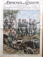 La Domenica Del Corriere 15 Agosto 1915 WW1 Amalfi Varsavia Telefoniste Cadorna - Weltkrieg 1914-18