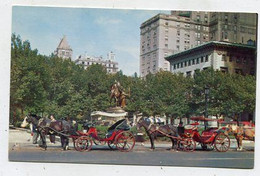 AK 04945 USA - New York City - Horse-Drawn Carriages On The 59th Street - Places & Squares