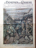 La Domenica Del Corriere 18 Febbraio 1917 WW1 Nivelle Reims Usa Germania George - Weltkrieg 1914-18