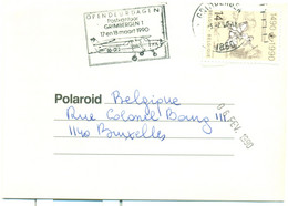 Opendeurdagen Postkantoor Grimbergen 1  17 En 18 Maart 1990 - Vlagstempels
