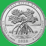 USA Quarter 1/4 Dollar 2020 P, Salt River Bay - U.S. Virgin Islands, KM#721, Unc - 2010-...: National Parks