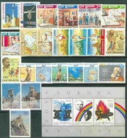 SAN MARINO 1991 ANNATA COMPLETA+ BF   ** MNH - Volledig Jaar