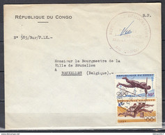 Brief Van Republique Du Congo Elisabethville Naar Bruxelles - Sonstige & Ohne Zuordnung