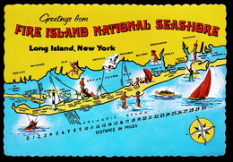 New York  -  Long Island  -  Fire Island National Seashore  -  Ansichtskarte Ca. 1970  (13228) - Long Island