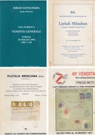 E+Filatelia, Storia Postale, Posta Aerea... Lotto 6 Cataloghi D'asta. - Italien (àpd. 1941)