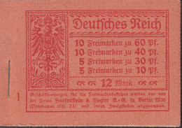 DR  Markenheftchen 15 B, Postfrisch (*), Germania Und Ziffern 1921 - Carnets