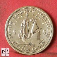 EAST CARIBBEAN STATES 5 CENTS 1955 -    KM# 4 - (Nº45558) - British Caribbean Territories