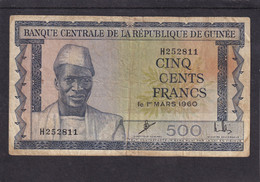 Guinee 500 Fr 1960  Vf/ - Autres - Afrique