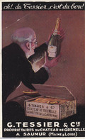 CARTE PUBLICITAIRE Pour Le Saumur TESSIER - Illustrateur Inconnu. - Advertising