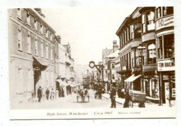 AK 05732 ENGLAND - Winchester - High Street - MODERN REPRODUCTION CARD ! - Winchester