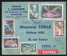 Belgique  Lettre  Exprès Du 15 04 1958 Exposition Universelle - 1958 – Brussel (België)