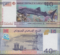 DJIBUTI - 40 Francs 2017 P# 46 Africa Banknote - Edelweiss Coins - Djibouti