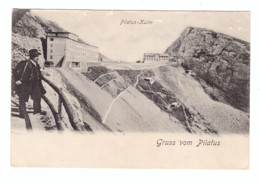 CH 6010 KRIENS LU, Gruss Vom Pilatus Kulm, Ca. 1900, Verlag Goetz - Luzern - Kriens