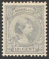 Nederland 1891 NVPH Nr 38 Ongebruikt/MH Prinses Wilhelmina, Princess Wilhelmina - Nuovi