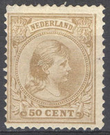 Nederland 1891 NVPH Nr 43 Ongebruikt/MH Prinses Wilhelmina, Princess Wilhelmina - Nuovi