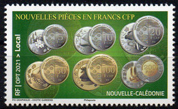 Nouvelle-Calédonie 2021 - Nouvelles Pièces De Monnaie En FCP - 1 Val Neuf // Mnh - Unused Stamps