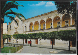 PUGLIA - MANFREDONIA (FG) - IL PALAZZO COMUNALE E CHIESA S. DOMENICO - NON VIAGGIATA - Manfredonia