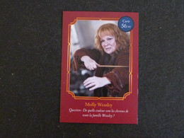 CARTE AUCHAN HARRY POTTER 56/90 MOLLY WEASLEY - Harry Potter