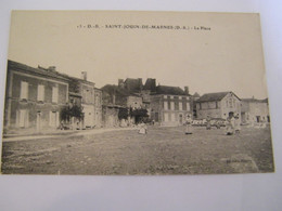 CPA - St Saint Jouin De Marnes (79) -La Place - 1910 - SUP  (FW 42) - Saint Jouin De Marnes