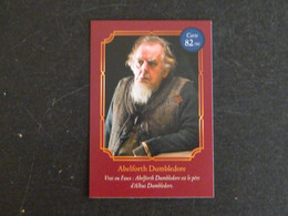 CARTE AUCHAN HARRY POTTER 82/90 ABELFORTH DUMBLEDORE - Harry Potter