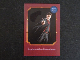 CARTE AUCHAN HARRY POTTER 90/90 SORT - Harry Potter