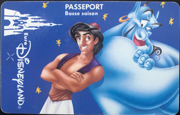 FRANCE  -  Euro DisneyLAND  -  ALADIN  -  Adulte - Passeports Disney