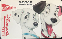 FRANCE  -  DisneyLAND  PARIS  -  101 DALMATIENS PARENTS  -  Adulte - Passaporti  Disney