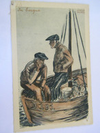 CPA - Illustrateur Jorge Morin - La Barque - 1920 - SUP  (FW 64) - Morin, J.