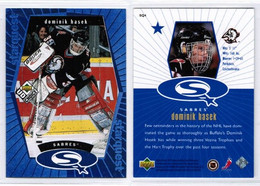 DOMINIK HASEK---UPPER DECK "Star Quest-BLUE" 1998-9 (NHL--3-6) - 1990-1999