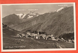 ZQC-25 Saas-Fee  Phototypie 4601  Stempel Ecole Primaire Le Locle - Saas-Fee