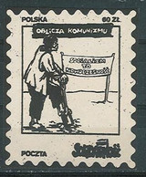 Poland SOLIDARITY (S008): Faces Of Communism - Socialism Is Modernity (black) - Vignettes Solidarnosc