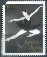 CANADA 2021 BALLET KAREN KAIN USED BROKEN SC 3289B YT 3758 - Oblitérés