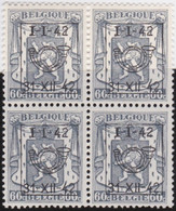 Belgie   .   OBP   .   PRE  483 . Blok 4 Zegels      .   **    .    Postfris   .  / .  Neuf SANS Charnière - Typo Precancels 1936-51 (Small Seal Of The State)