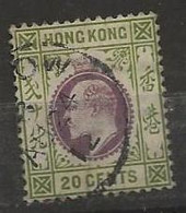 Hong Kong, 1907, SG  96, Used - Gebruikt